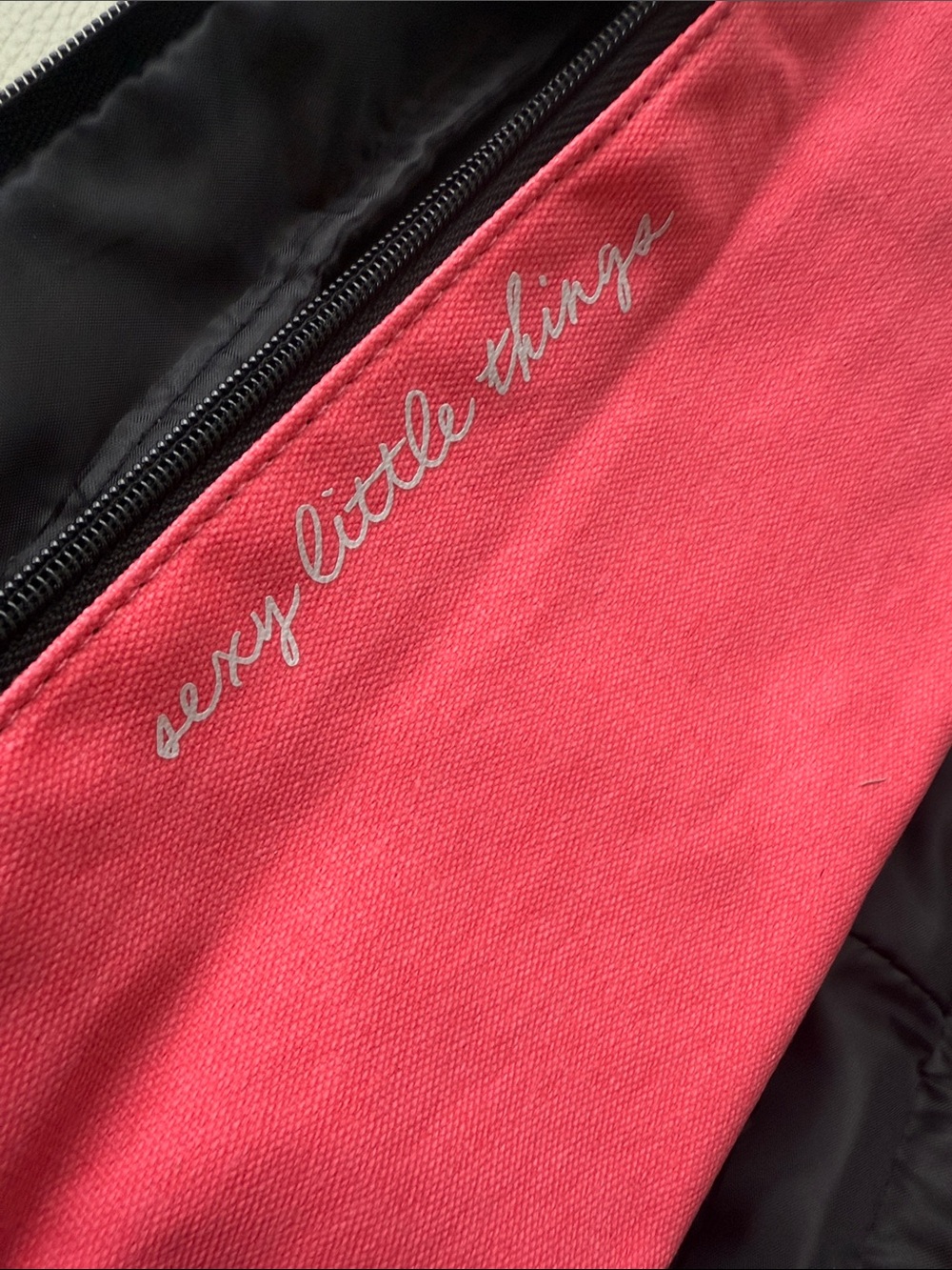 Victoria's Secret Sexy Little Things Striped Canvas Organizer Bag - Picture 11 of 15